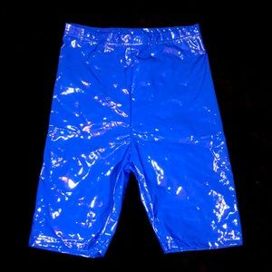 Biker Chic High-waist Shorts 💙